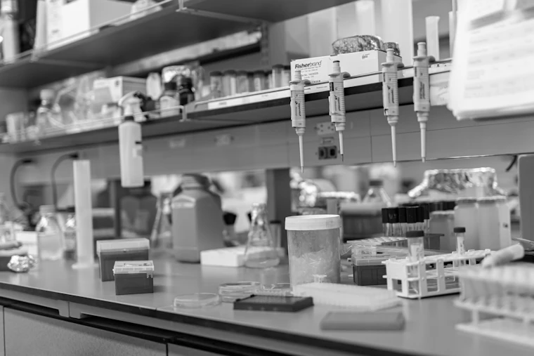 A laboratory bench